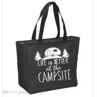 Retro Life is Better At The Campsite  Tote Bag thumb 2