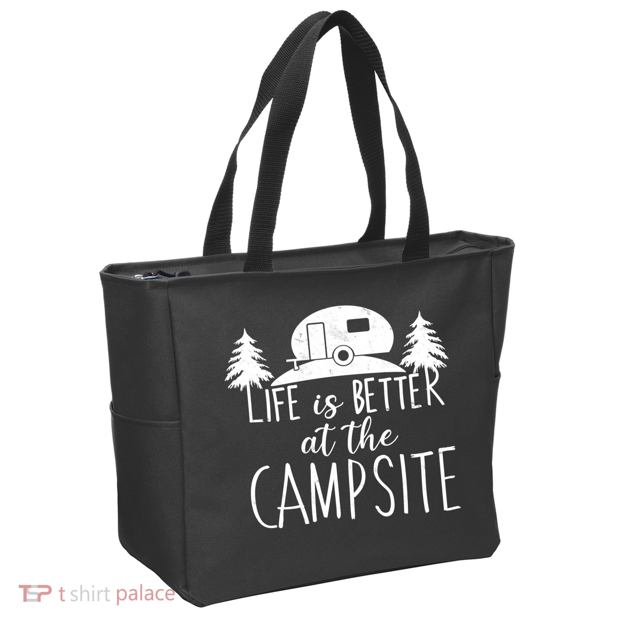 Retro Life is Better At The Campsite  Tote Bag