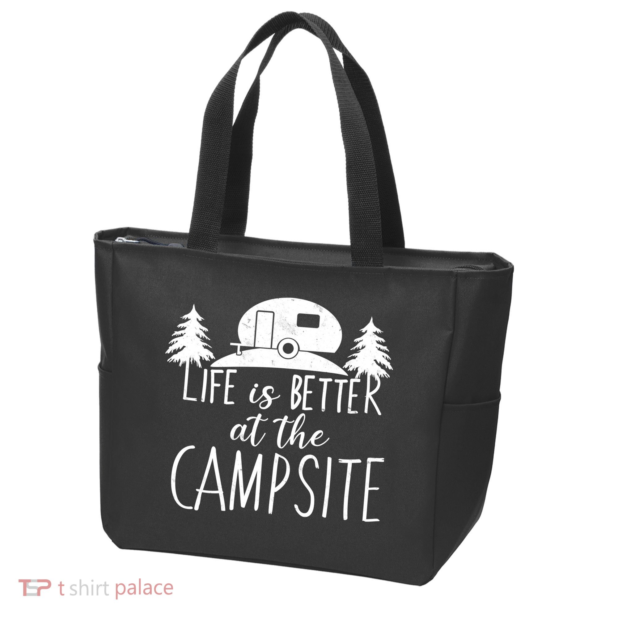 Retro Life is Better At The Campsite  Tote Bag