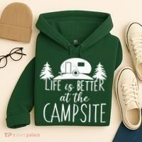 Retro Life is Better At The Campsite  Hoodie thumb 4