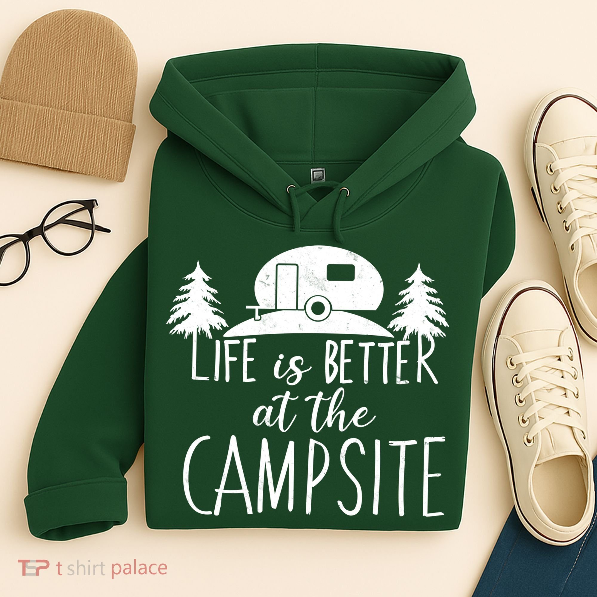 Retro Life is Better At The Campsite  Hoodie