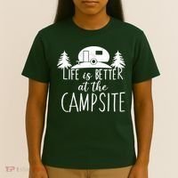 Retro Life is Better At The Campsite  T-Shirt thumb 4