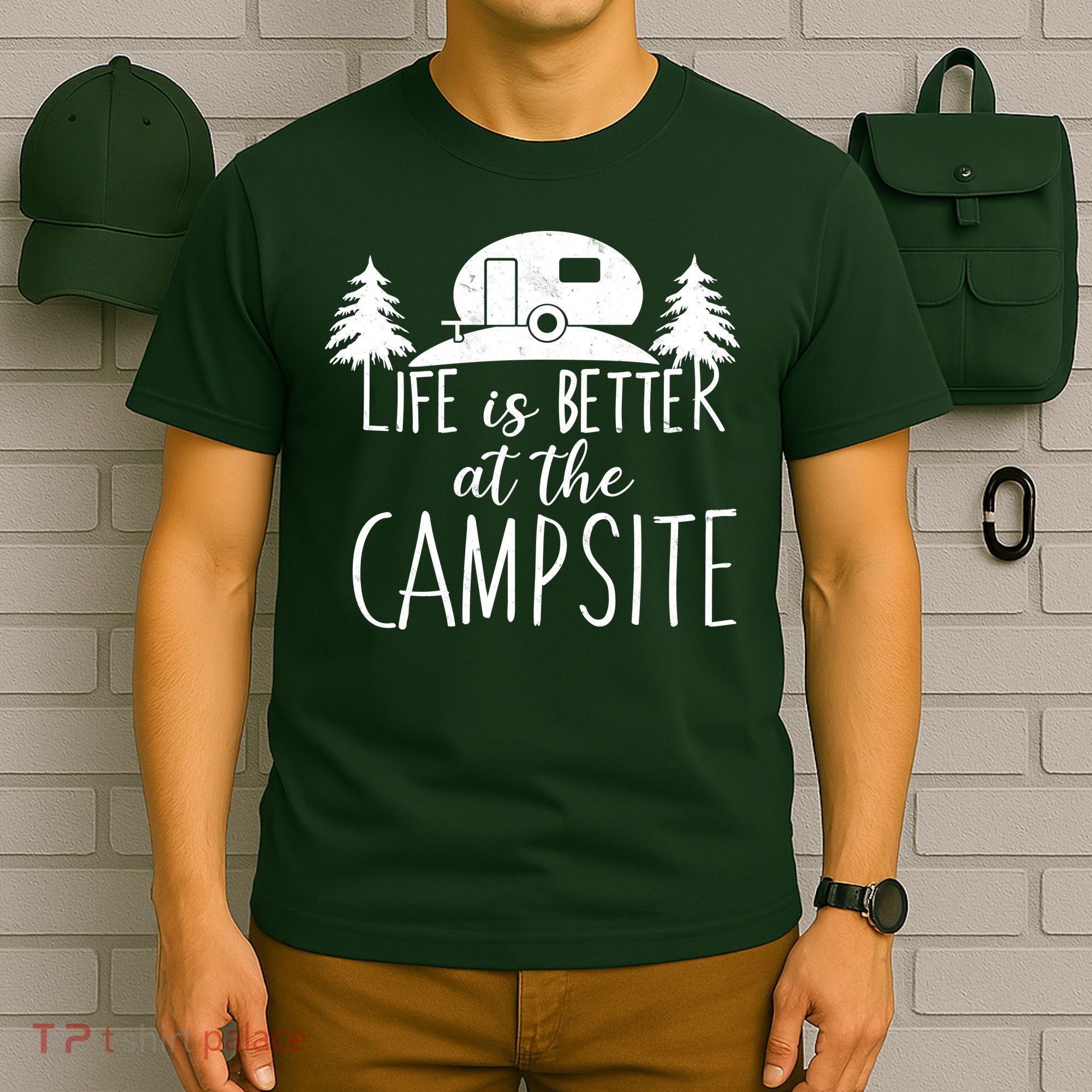 Retro Life is Better At The Campsite  T-Shirt