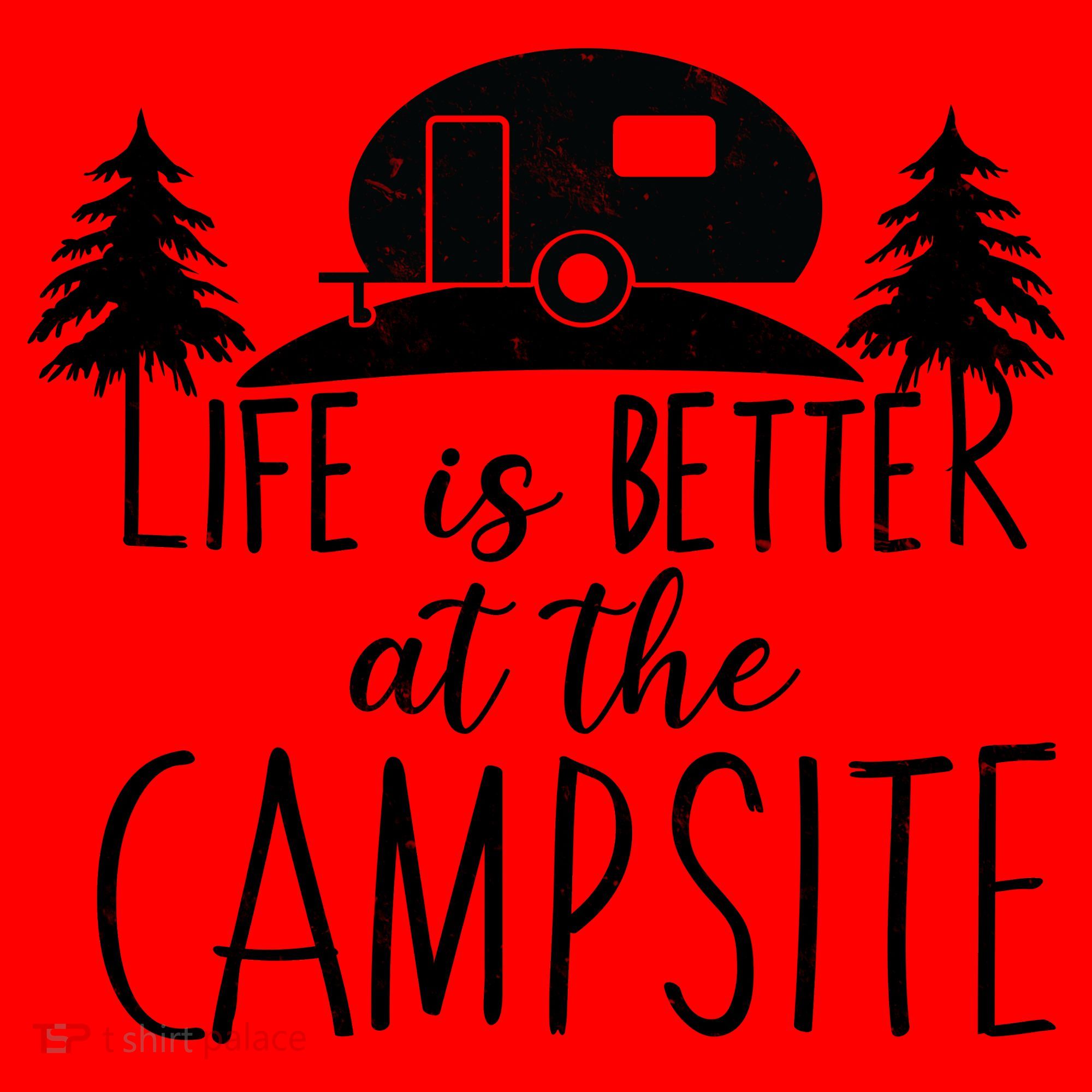 Retro Life is Better At The Campsite  Santa Hat