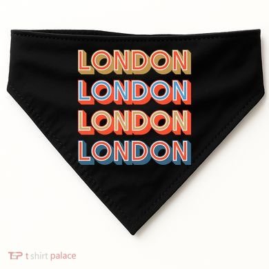 Retro London USA-Made Doggie Bandana