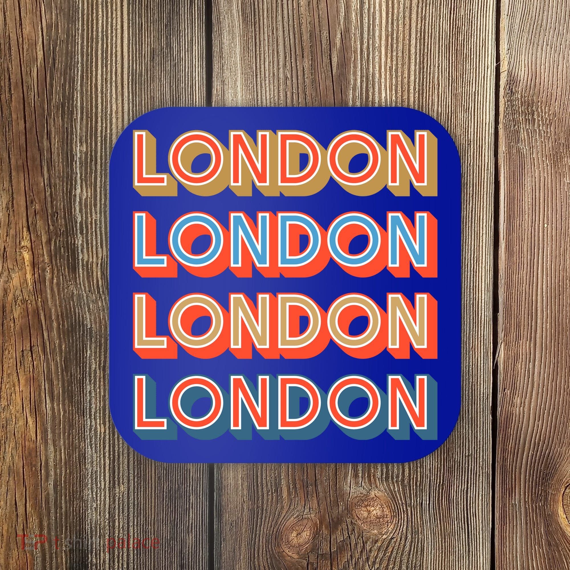 Retro London Coaster