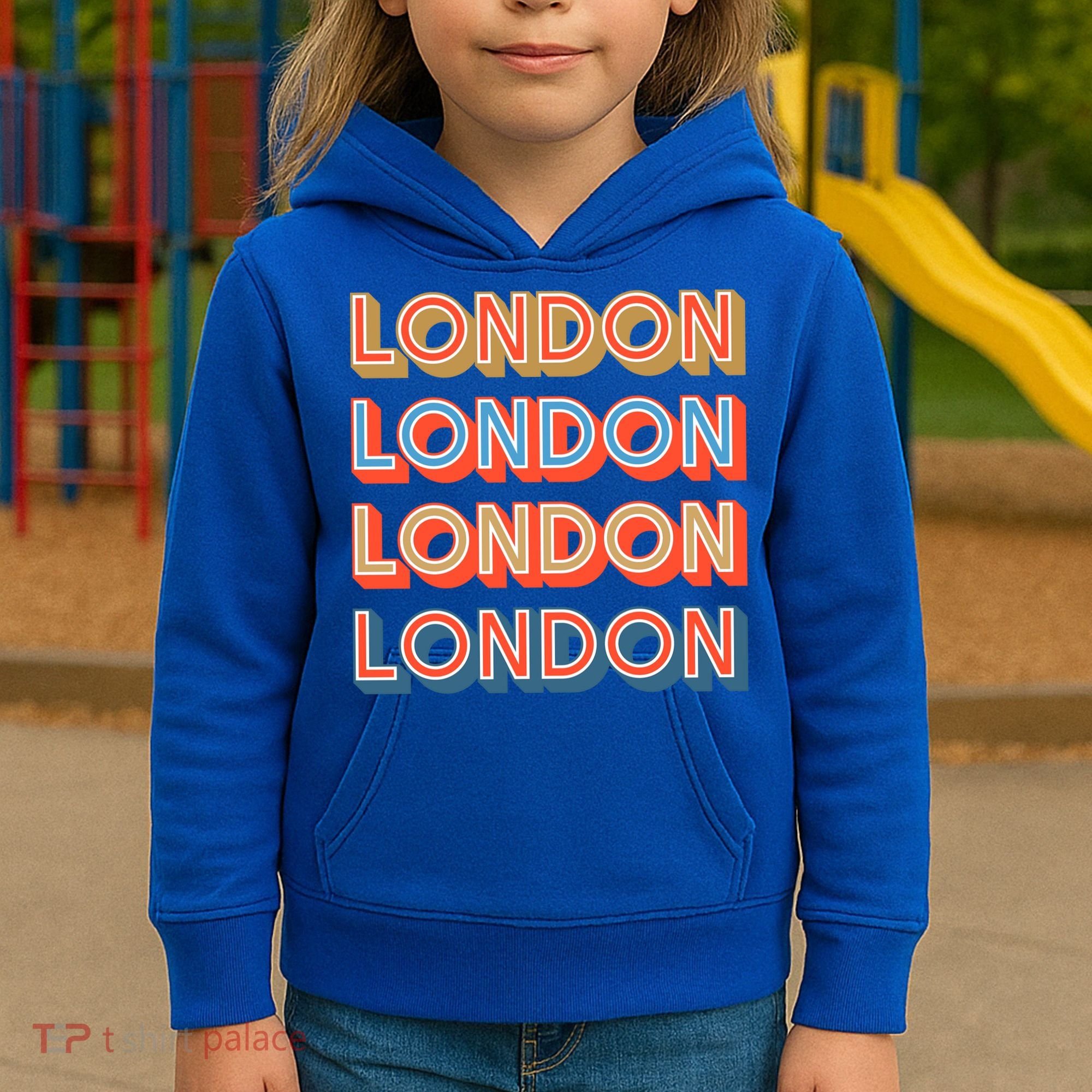 Retro London Kids Hoodie