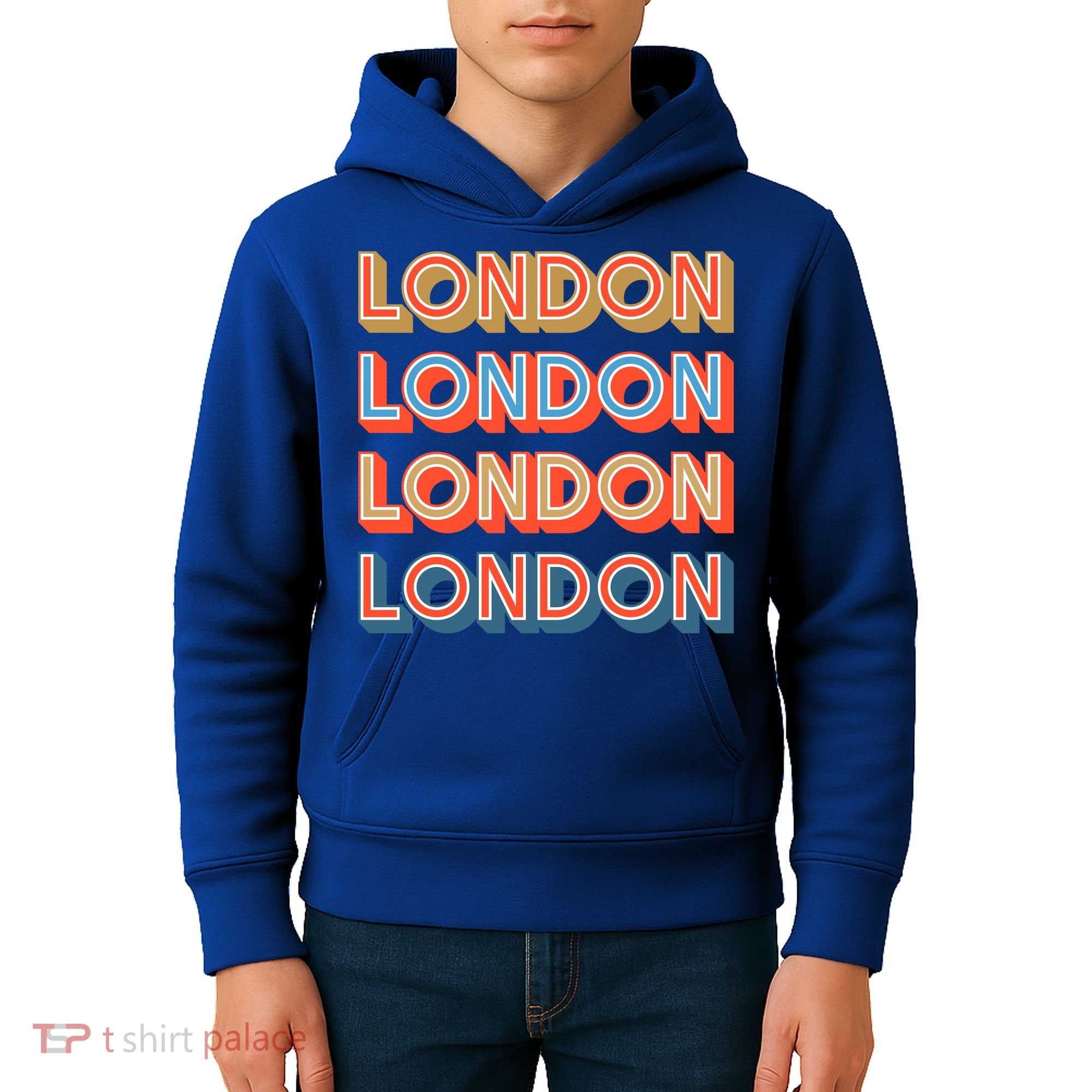 Retro London Kids Hoodie