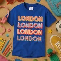 Retro London Kids T-Shirt thumb 3