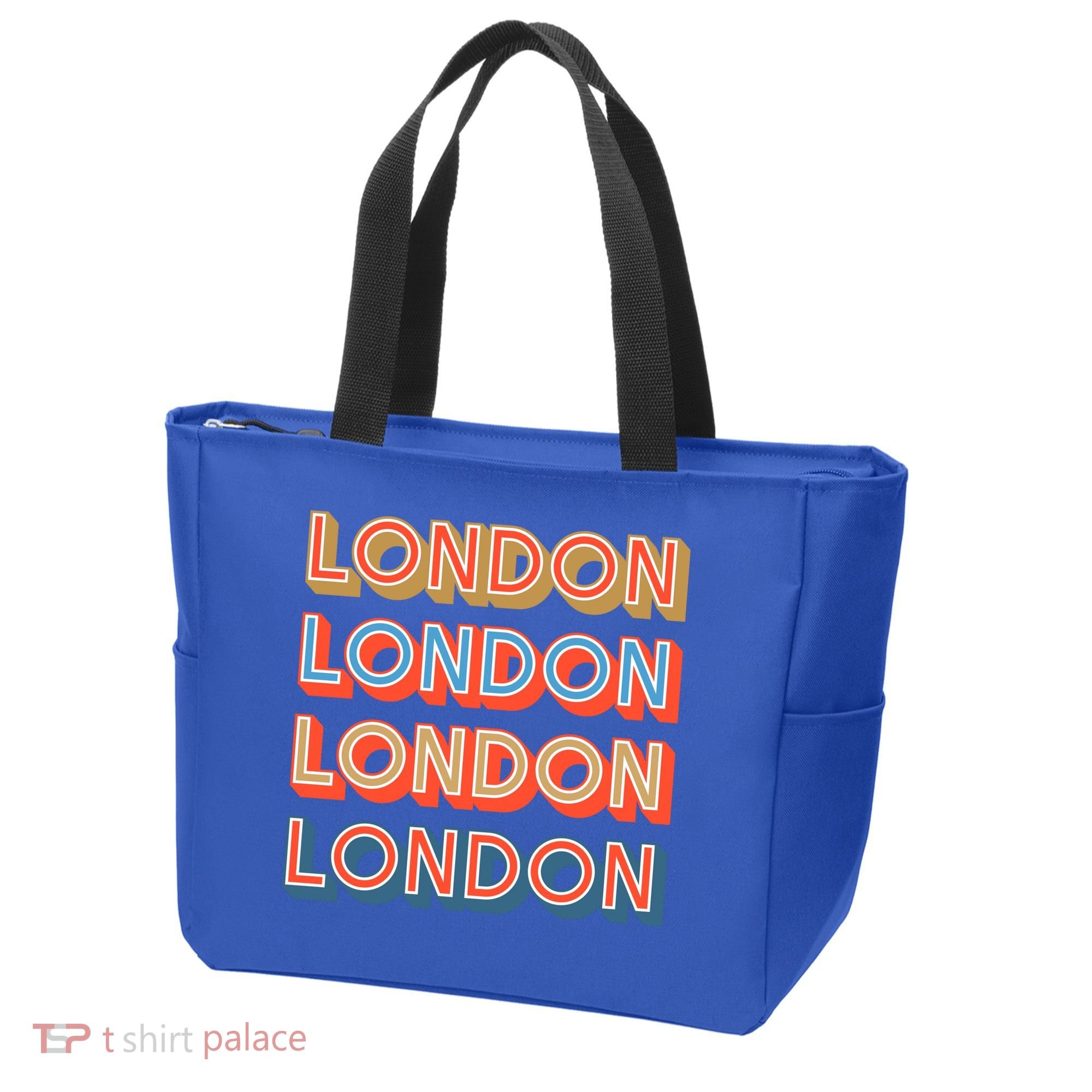 Retro London Tote Bag