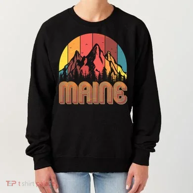 Retro Maine Women's Sweatshirt
