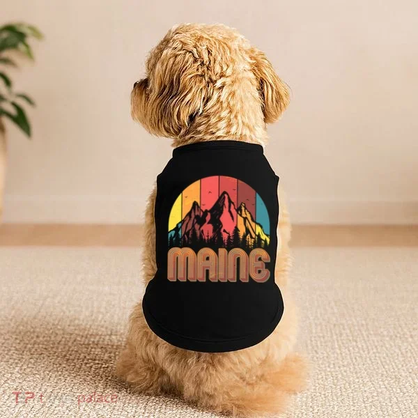 Retro Maine Doggie Tank