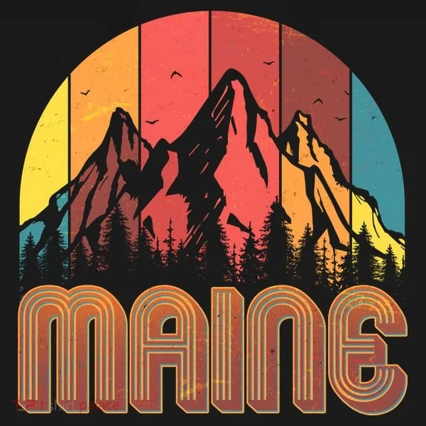 Retro Maine Doggie Tank