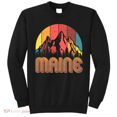 Retro Maine Sweatshirt
