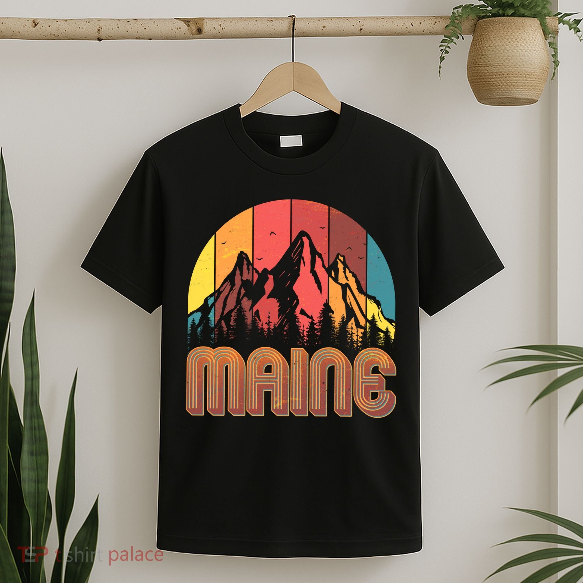 Retro Maine T-Shirt