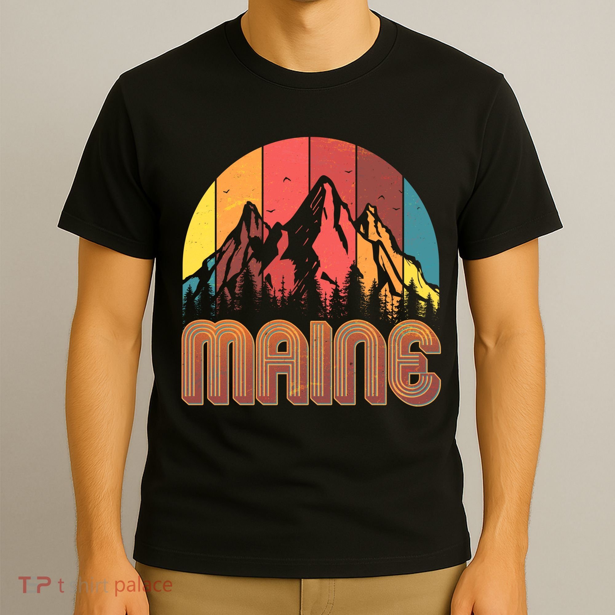 Retro Maine T-Shirt