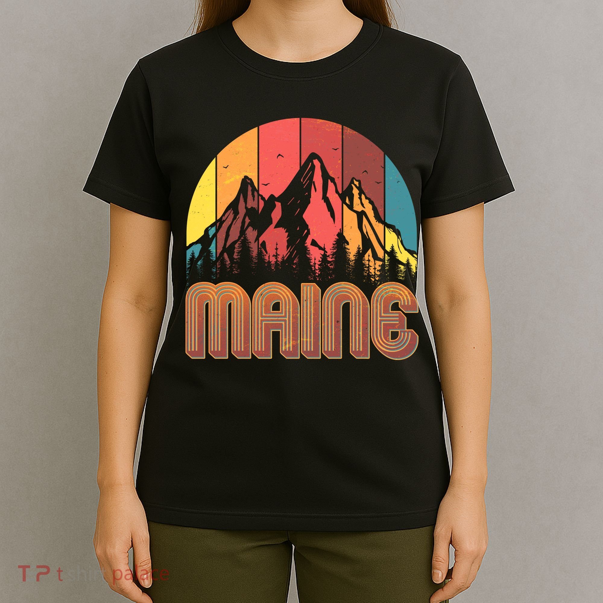 Retro Maine T-Shirt