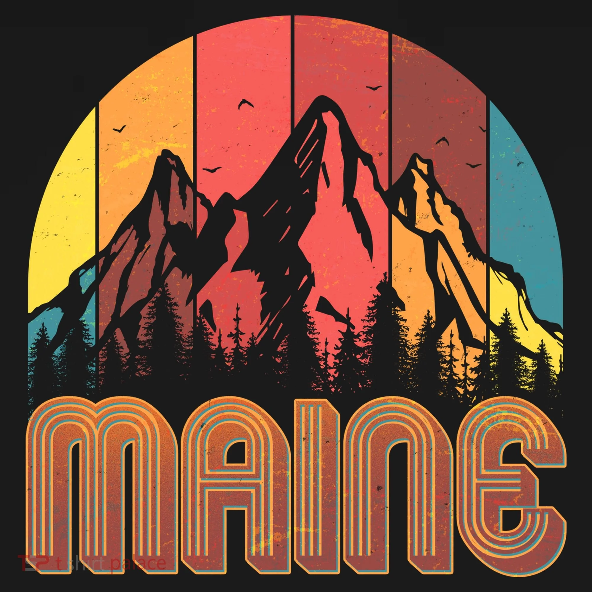 Retro Maine Bucket Hat
