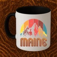 Retro Maine Coffee Mug thumb 2