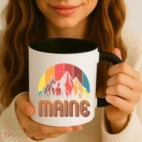 Retro Maine Coffee Mug thumb 3
