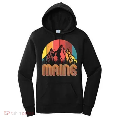 Retro Maine Women's Hoodie