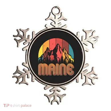 Retro Maine Ornament