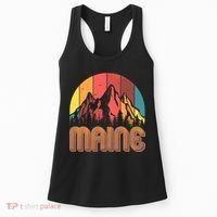 Retro Maine Women's Tank Top thumb 0