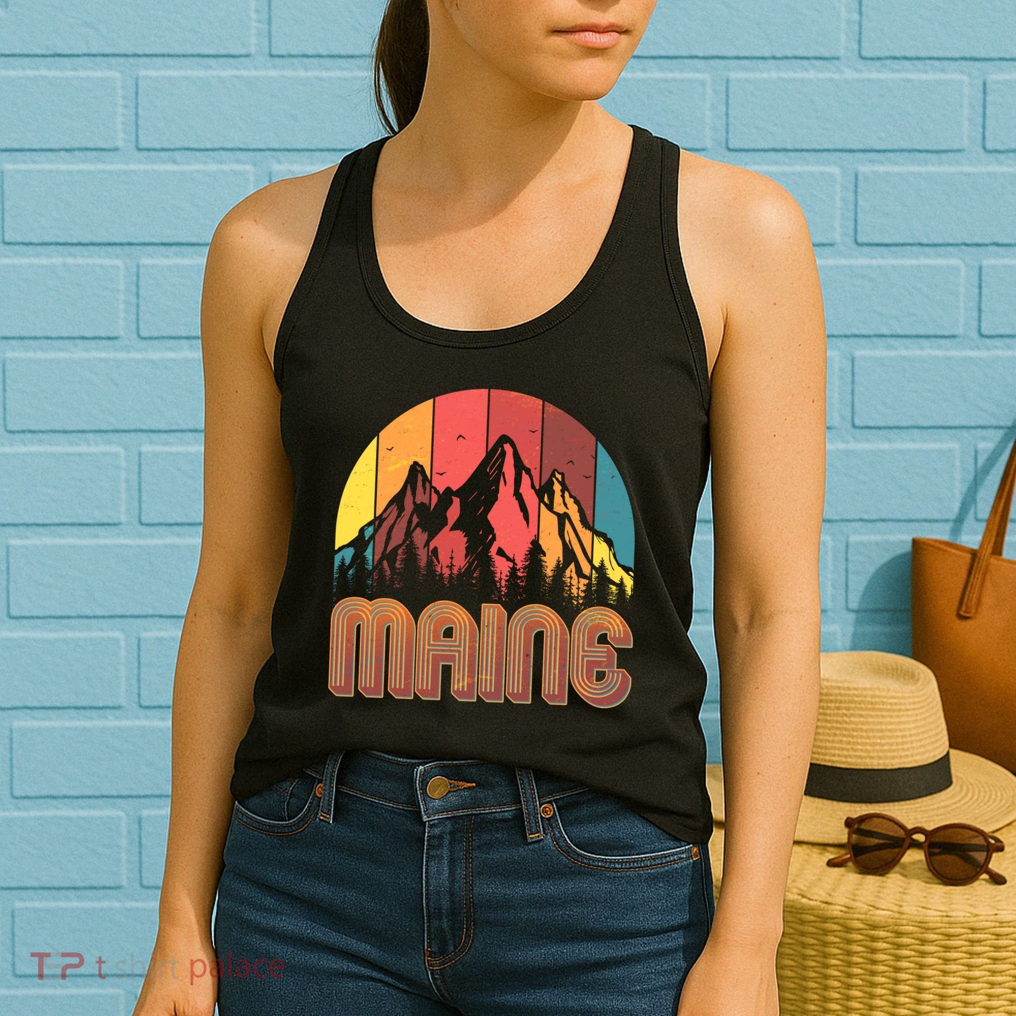 Retro Maine Women's Tank Top
