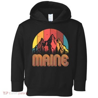 Retro Maine Toddler Hoodie