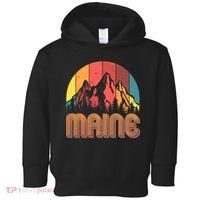 Retro Maine Toddler Hoodie thumb 0