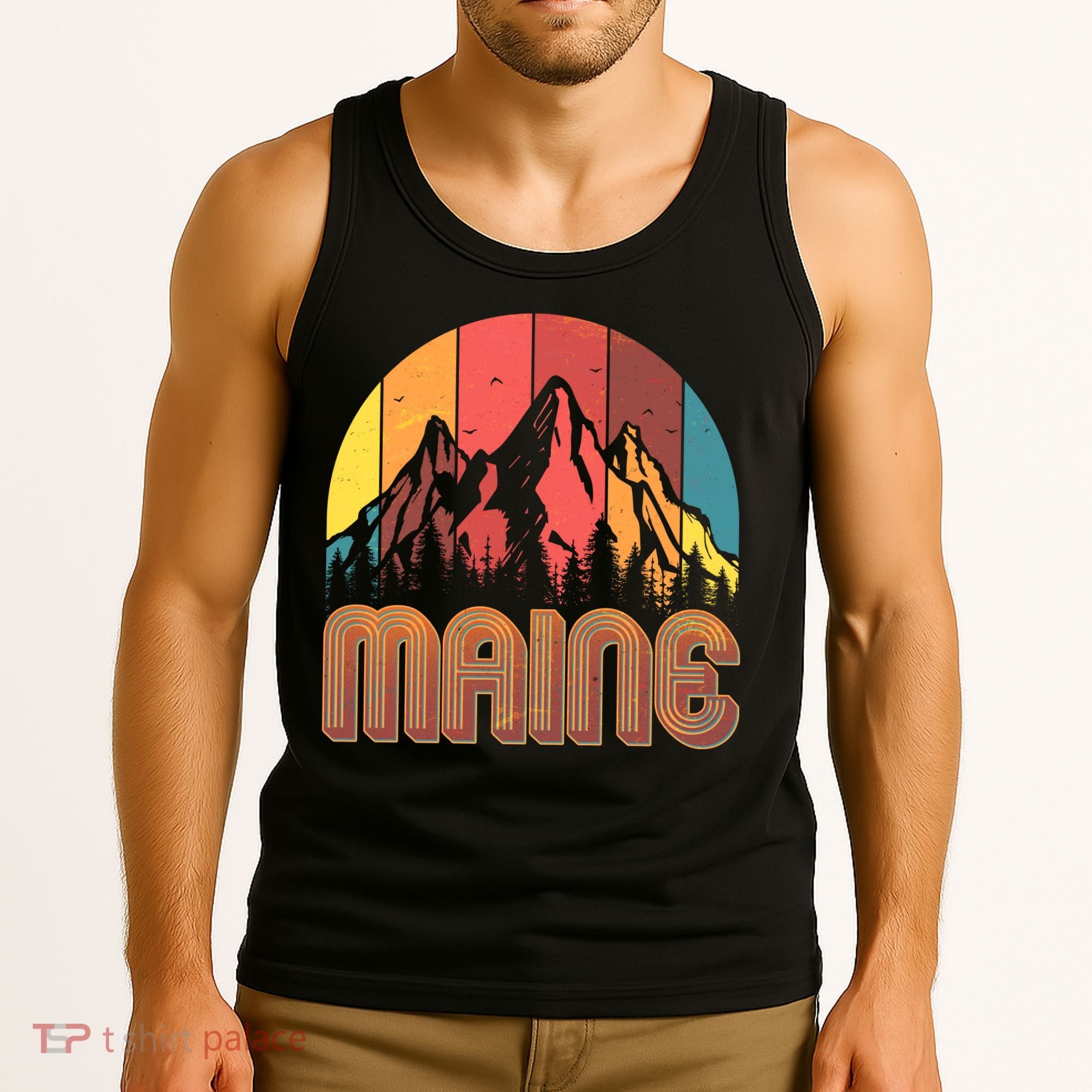 Retro Maine Tank Top