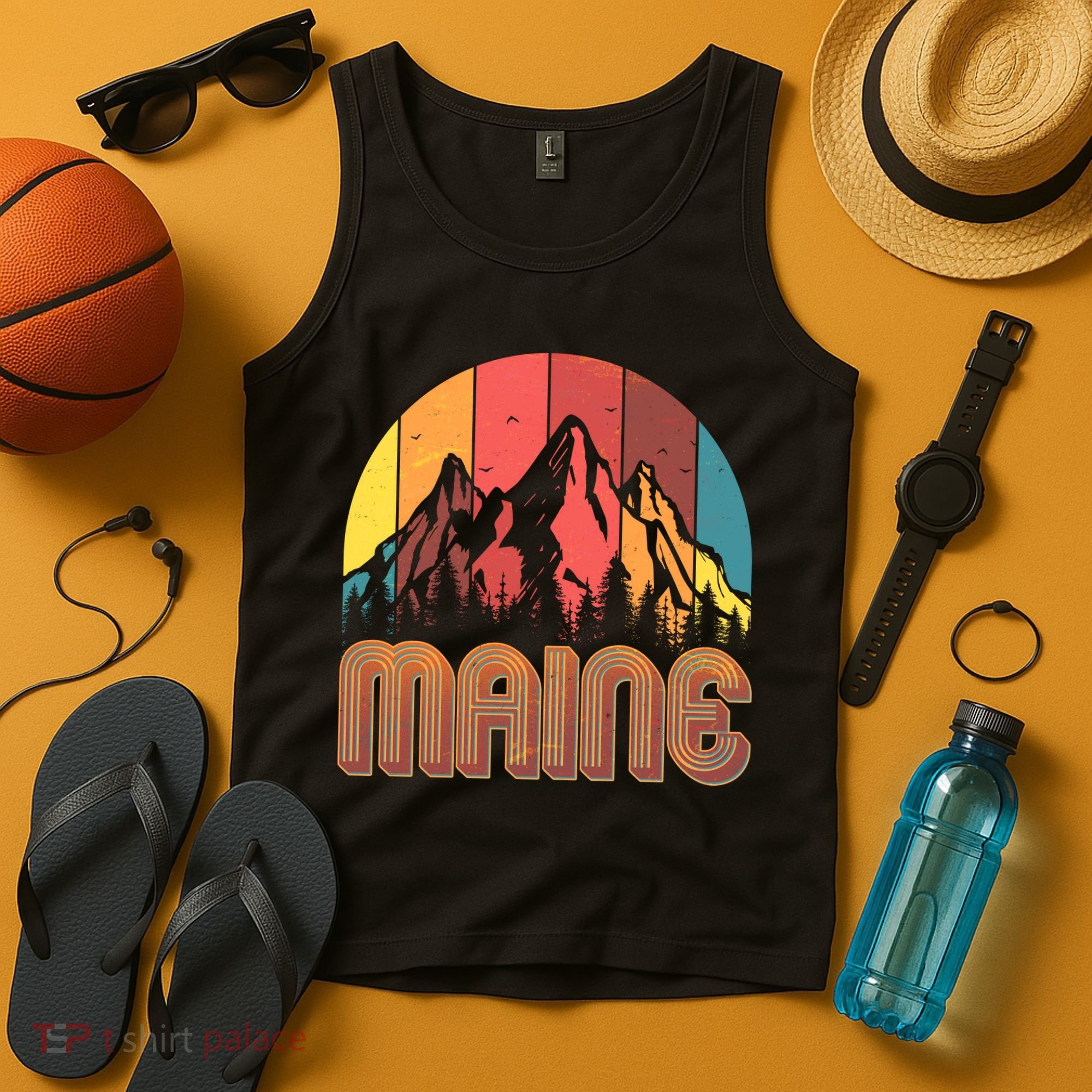 Retro Maine Tank Top