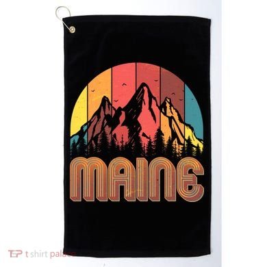 Retro Maine Golf Towel