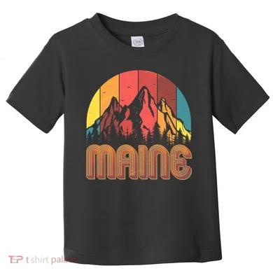 Retro Maine Toddler T-Shirt
