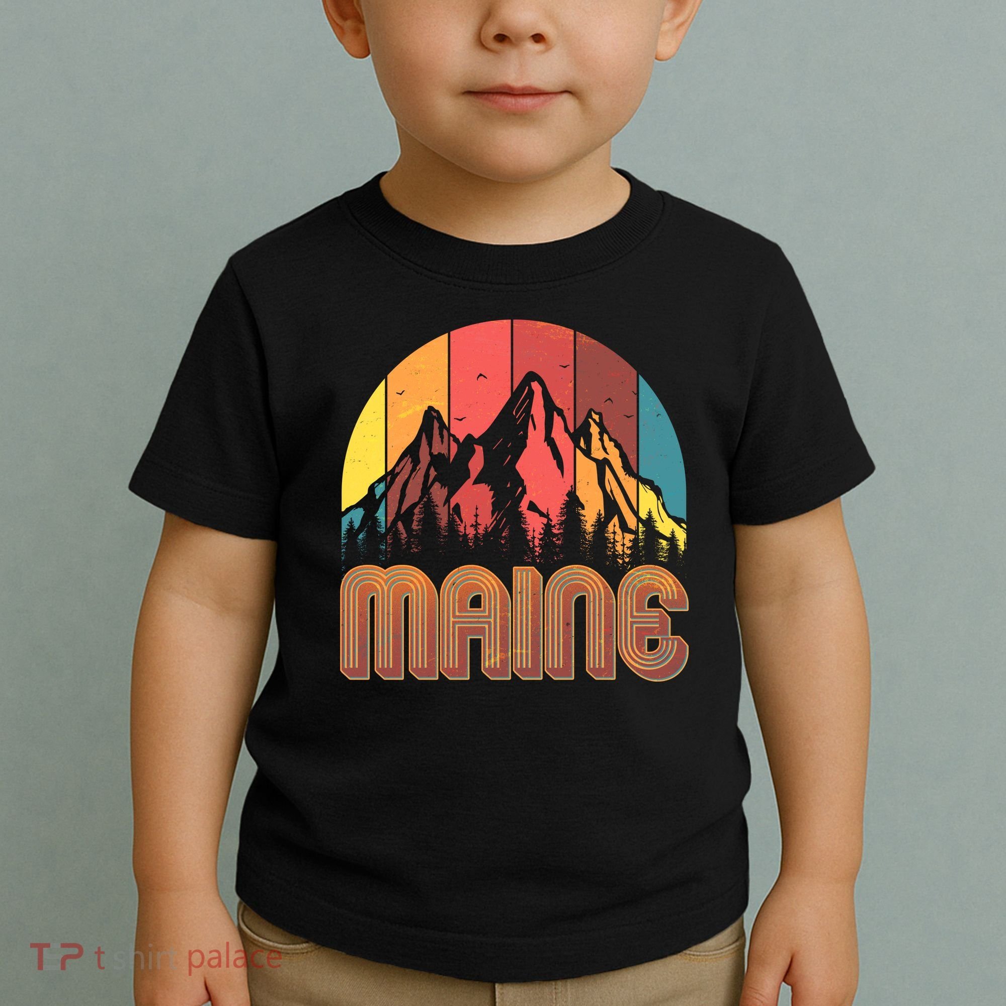 Retro Maine Toddler T-Shirt