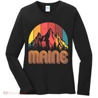 Retro Maine Women's Long Sleeve Shirt thumb 0
