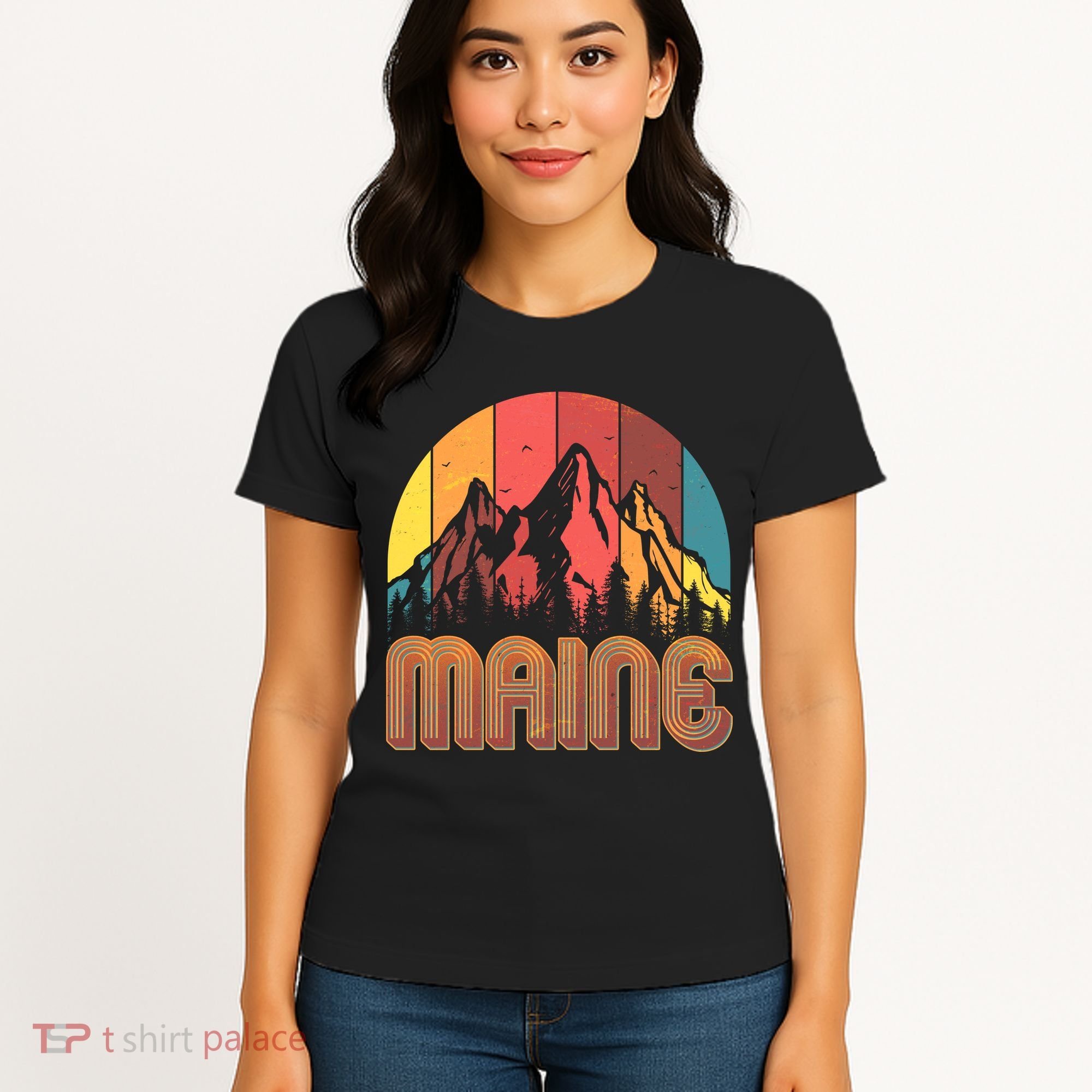Retro Maine Women's T-Shirt