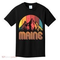 Retro Maine Kids T-Shirt thumb 0