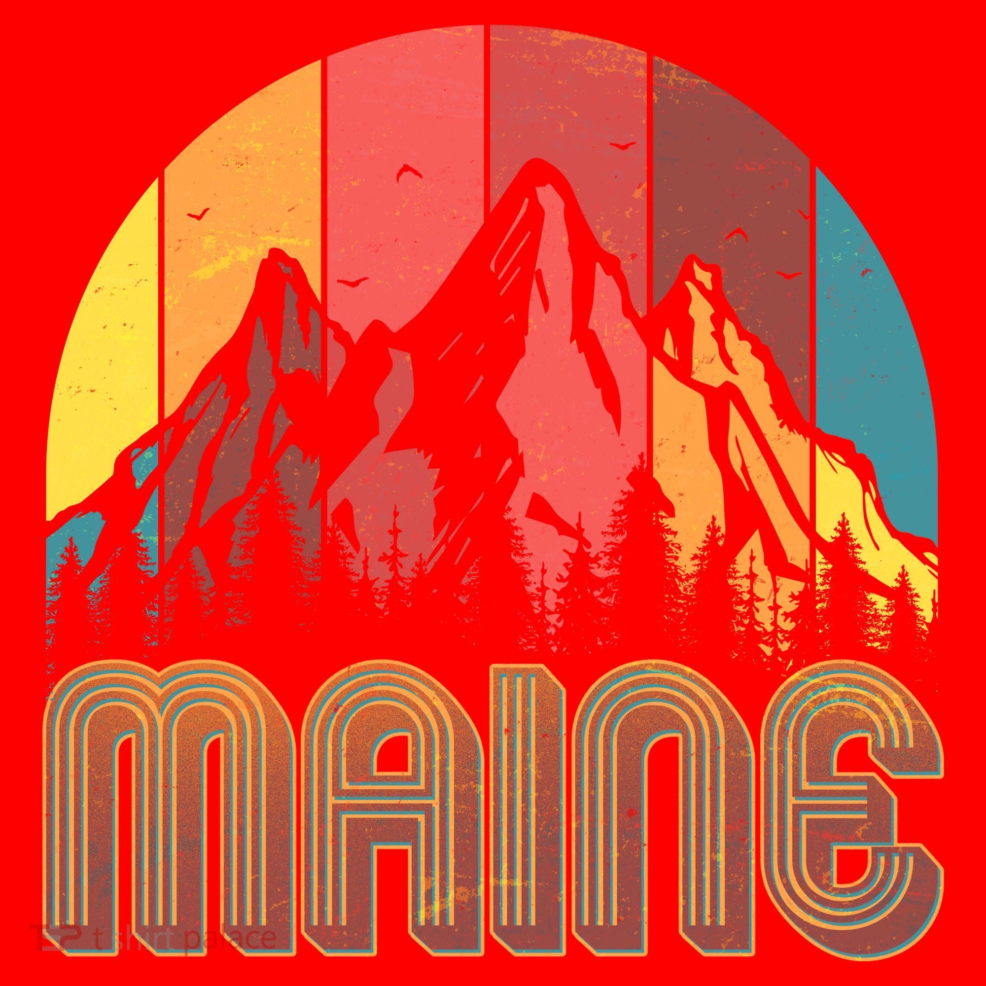 Retro Maine Santa Hat