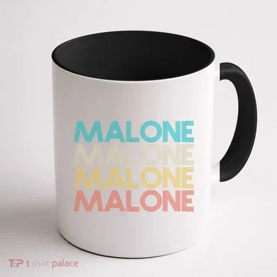 Retro Malone Coffee Mug back