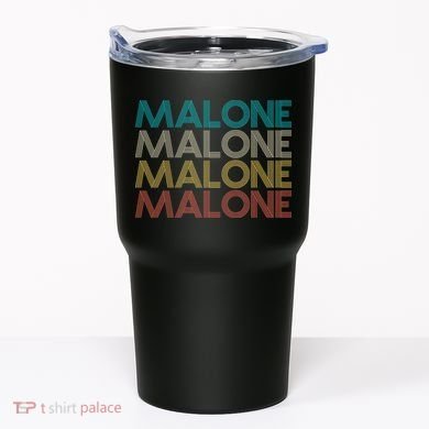Retro Malone Tumbler