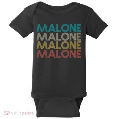 Retro Malone Baby Bodysuit