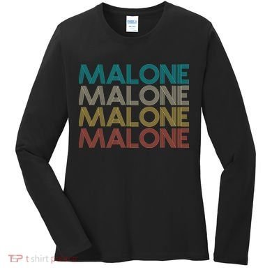 Retro Malone Women's Long Sleeve Shirt