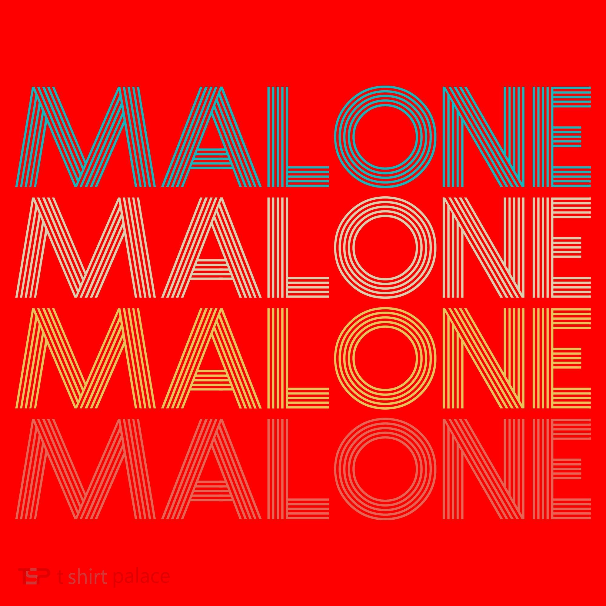 Retro Malone Santa Hat