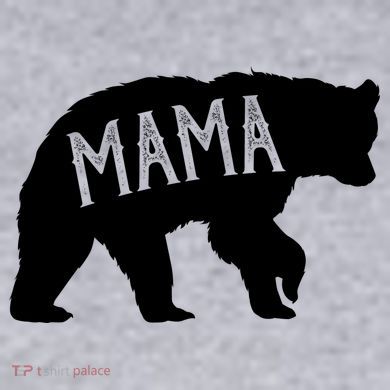 Retro Mama Bear Women's Racerback Cropped Tank