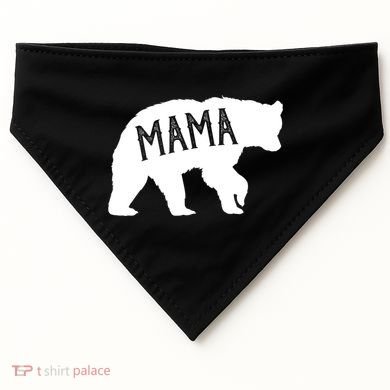 Retro Mama Bear USA-Made Doggie Bandana