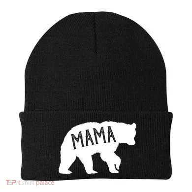 Retro Mama Bear Beanie