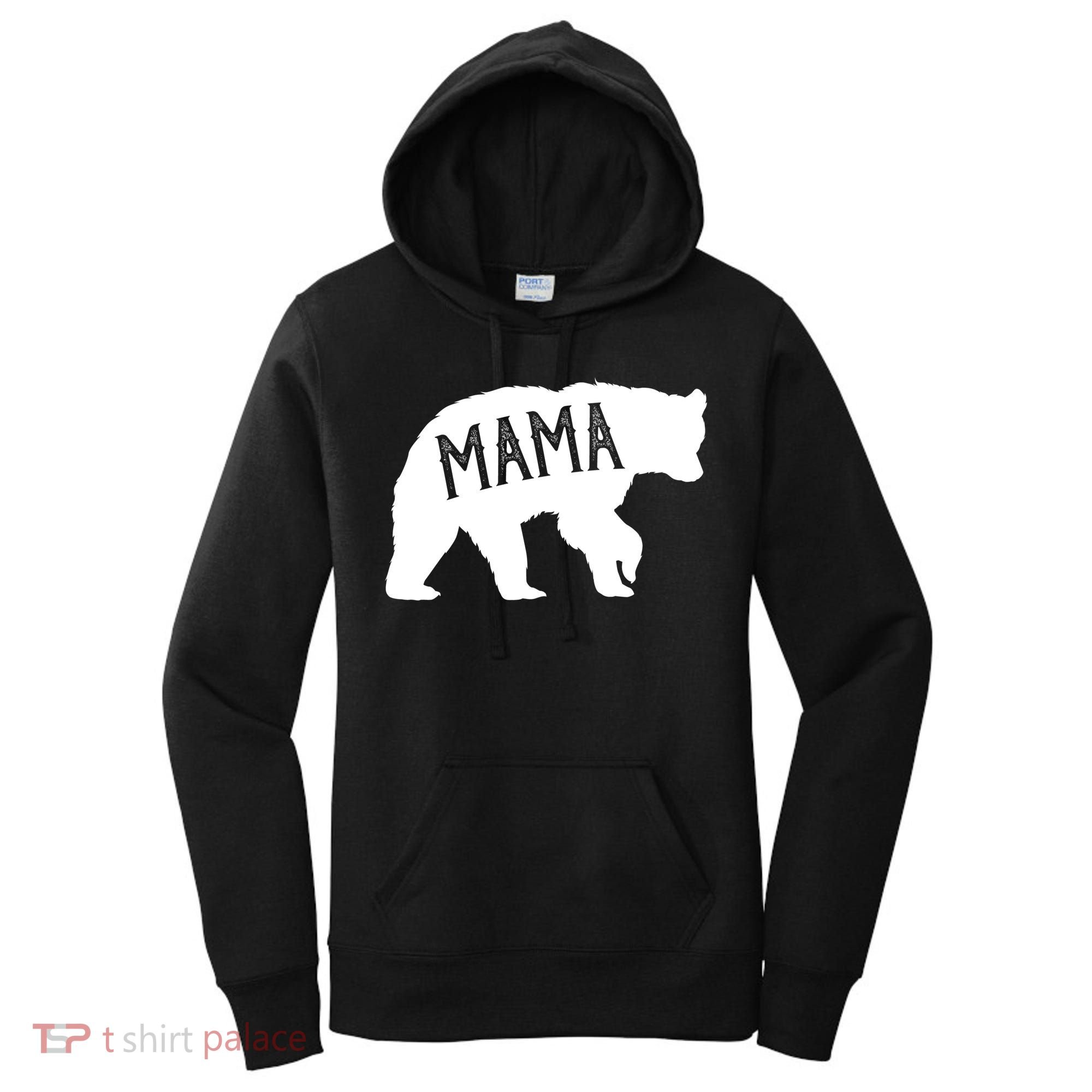 Retro Mama Bear Women's Hoodie