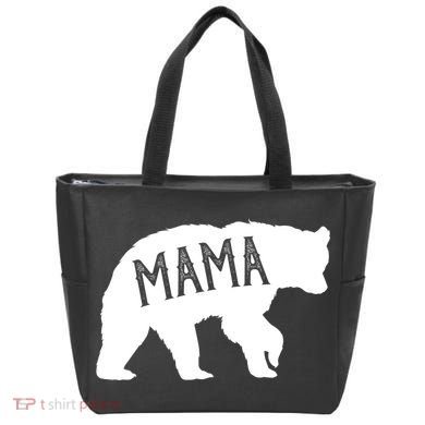 Retro Mama Bear Tote Bag
