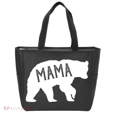 Retro Mama Bear Tote Bag